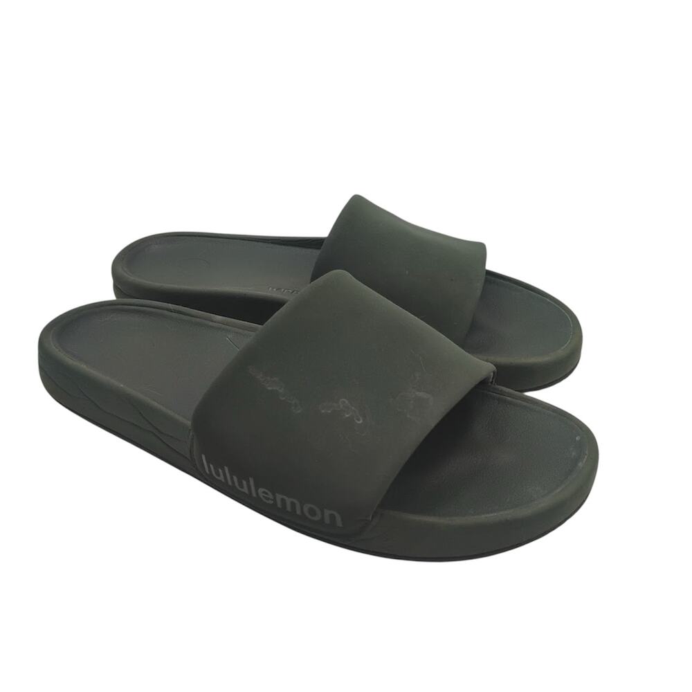Lululemon Mens Restfeel Slides Sandals Green Size 43 9